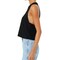 BELLA + CANVA Women's Racerback Crop Tank, Lightweight Sleeveless T-Shirt for Crafting